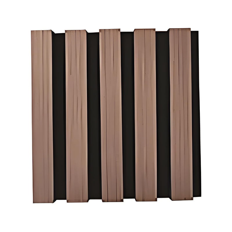 Polyester Fiber Acoustic Slatted Wood Wall Panel