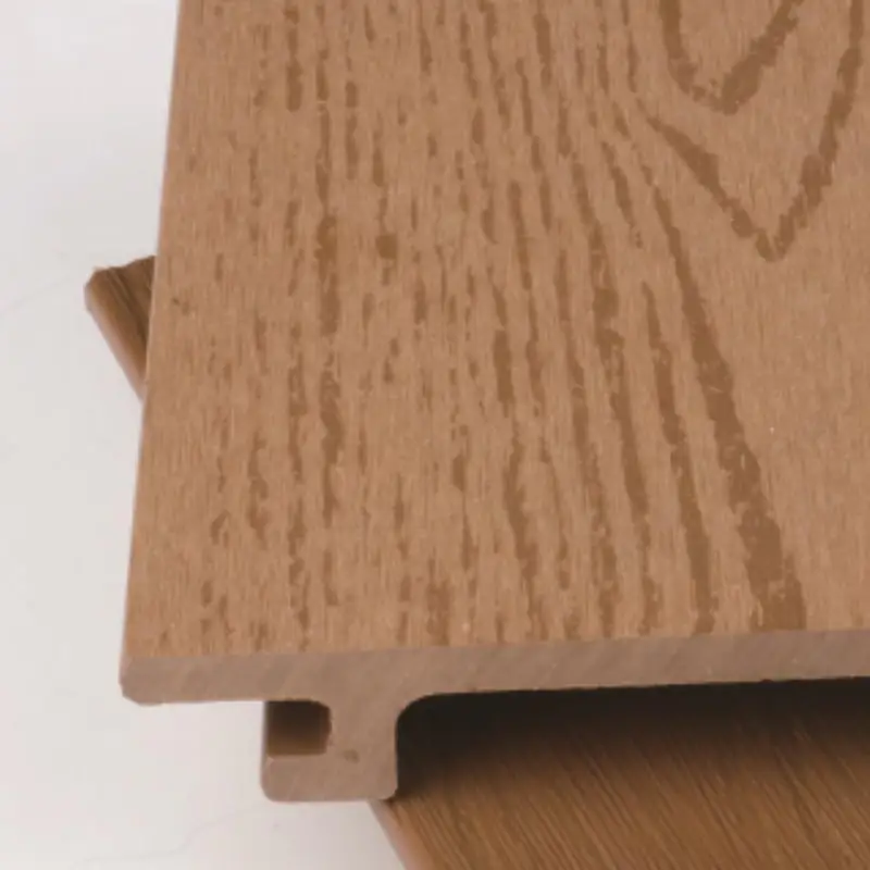155 mm geriffelte Wandverkleidungsplatte aus WPC-Holz für den Außenbereich